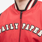 Daily Paper Men's Peregia Varsity Jacket in Jester Red/Black