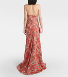 Markarian Tallulah floral silk gown