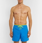 Vilebrequin - Moka Mid-Length Embroidered Swim Shorts - Blue