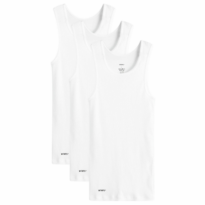 Photo: WTAPS Men's 02 Skivvies 3-Pack Vest in White