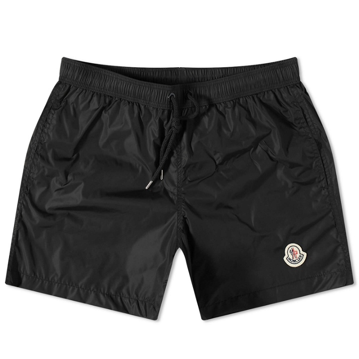 Photo: Moncler Men's Zip Pocket Swim Short in Black