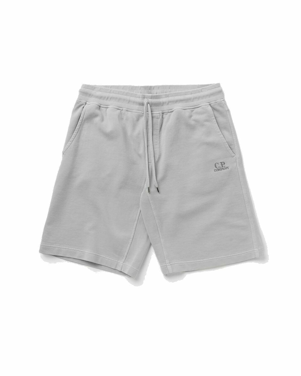 Photo: C.P. Company Cotton Fleece Shorts Grey - Mens - Casual Shorts|Sport & Team Shorts