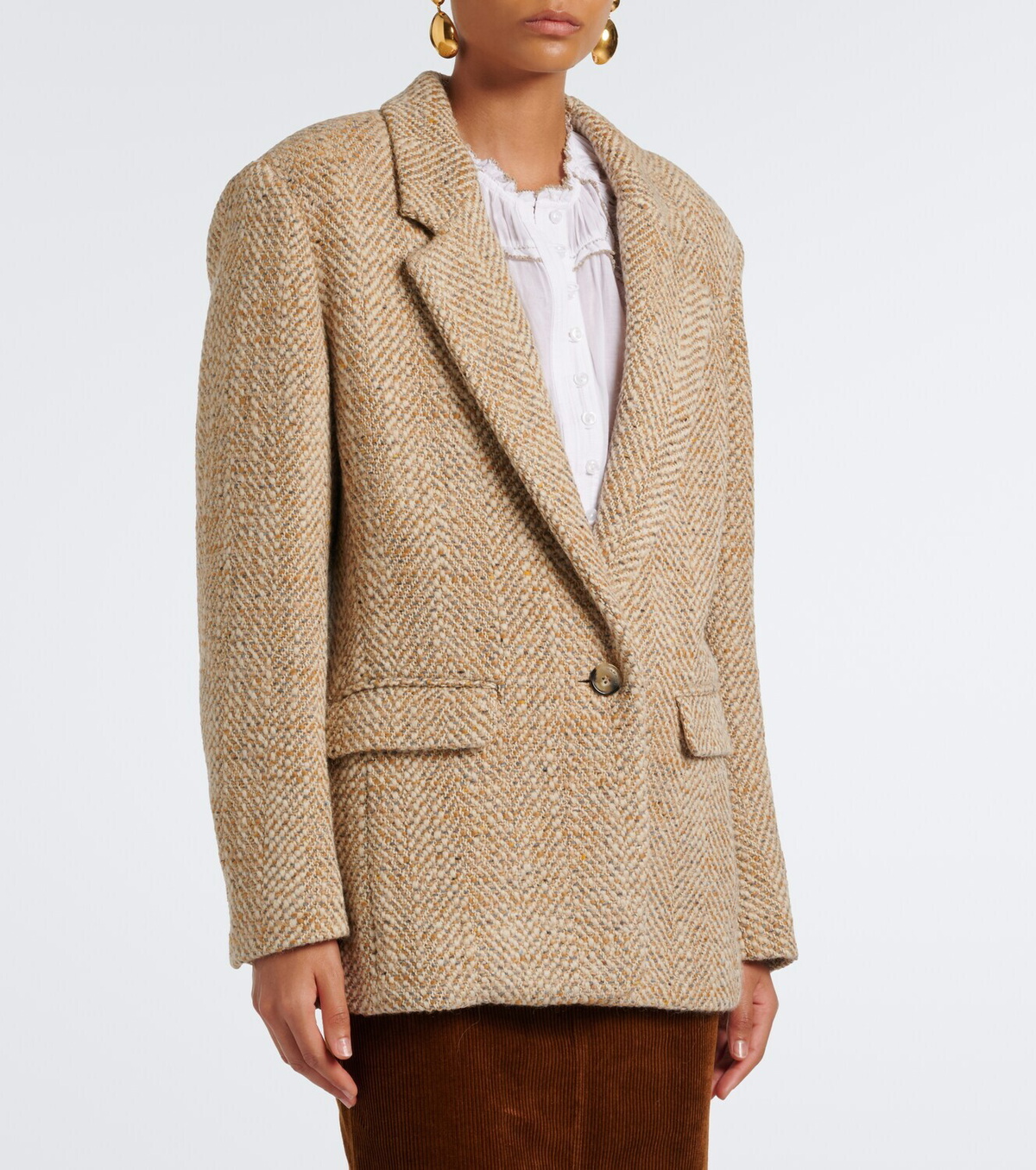 Marant Etoile Parly herringbone jacket