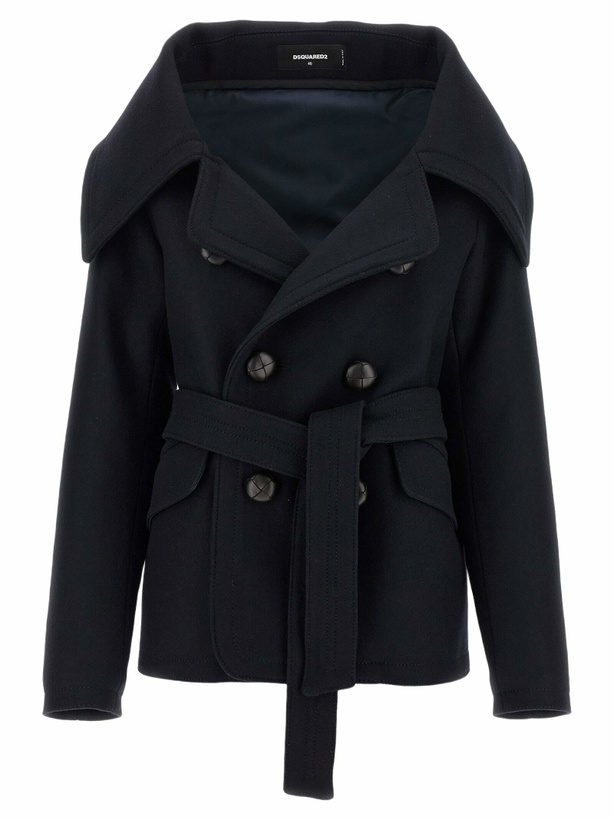 Photo: Dsquared2 peacoat Robe Coat