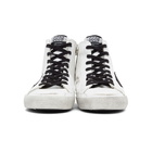 Golden Goose White and Black Francy Sneakers