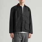 Service Works Men's Waxed Barn Coat in Black