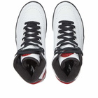 Air Jordan 2 Retro GS Sneakers in White/Varsity Red/Black