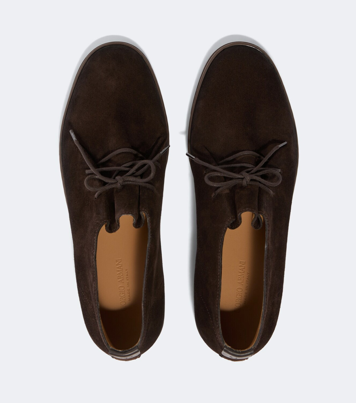 Giorgio Armani Suede desert boots