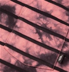 Vans - Striped Tie-Dyed Cotton-Blend Jersey Tank - Pink