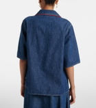 Valentino VGold denim top