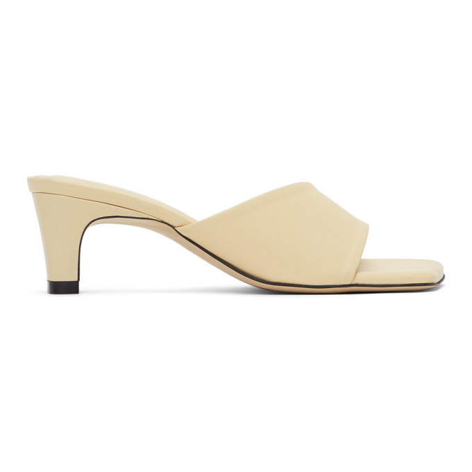 LOW CLASSIC Beige Slide Heeled Sandals Low Classic