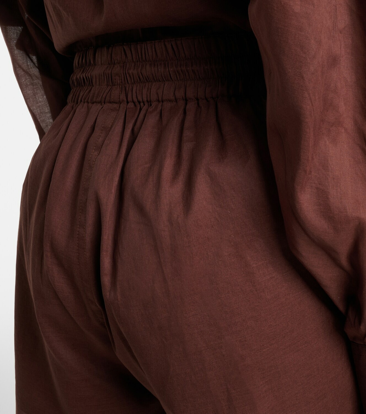 Plan C Cotton organza shorts