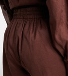 Plan C Cotton organza shorts