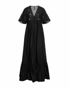 Manila Grace Womens Maxi dress in Black