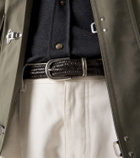 Brunello Cucinelli Woven leather belt