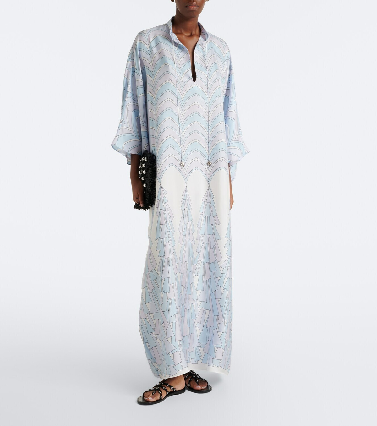 Pucci Baiadera silk twill kaftan