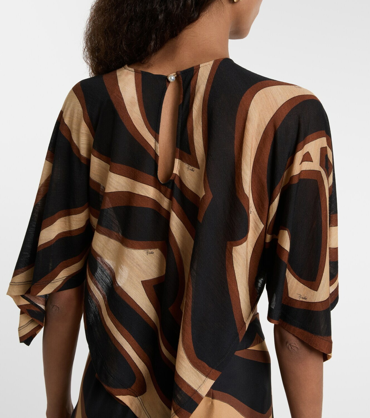 Pucci Labirinto wool-blend blouse