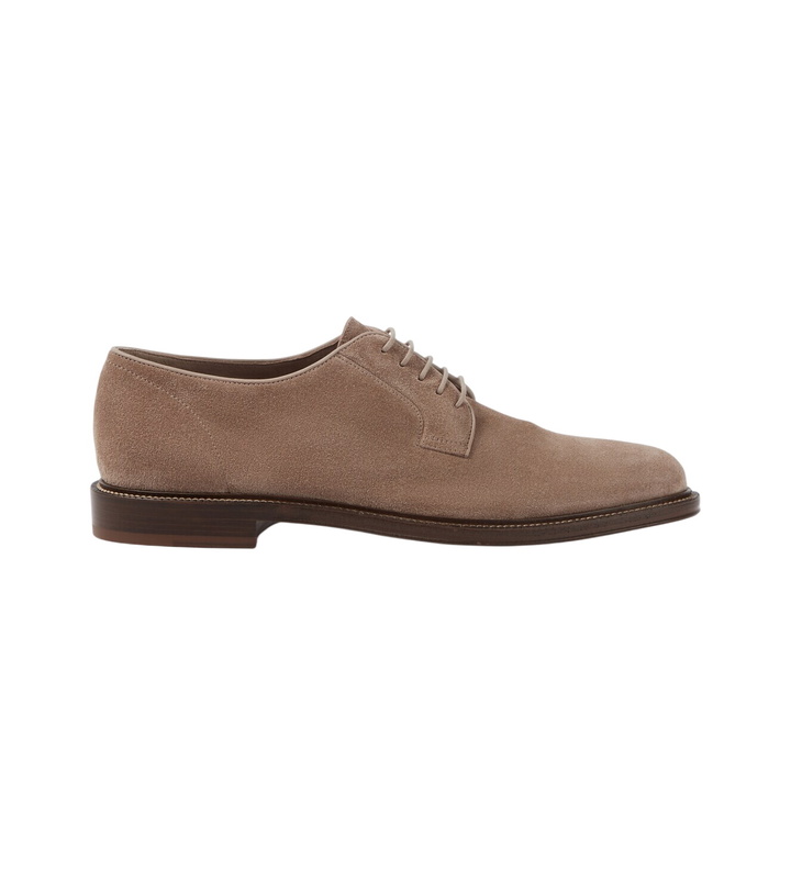 Photo: Brunello Cucinelli Suede Derby shoes
