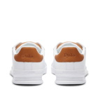 Polo Ralph Lauren Men's Heritage Court Sneakers in White/Tan