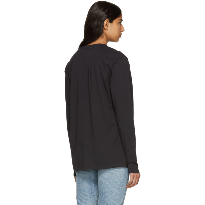 Baja East Black Stallion Medallion Long Sleeve T-Shirt