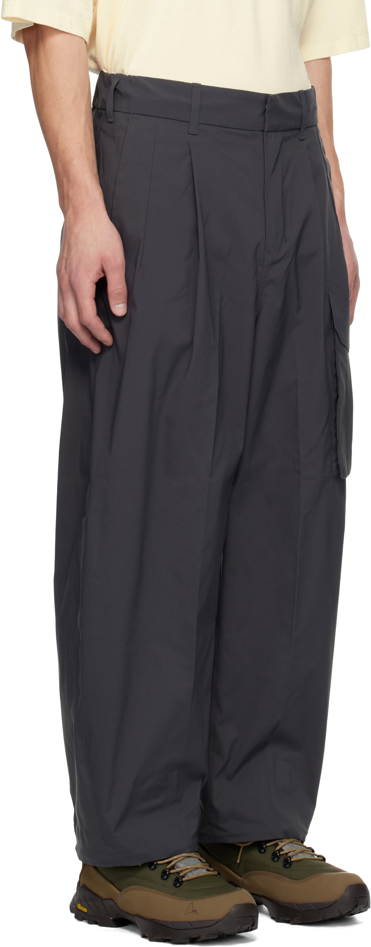 Descente ALLTERRAIN Gray Primeflex Wide Cargo Pants