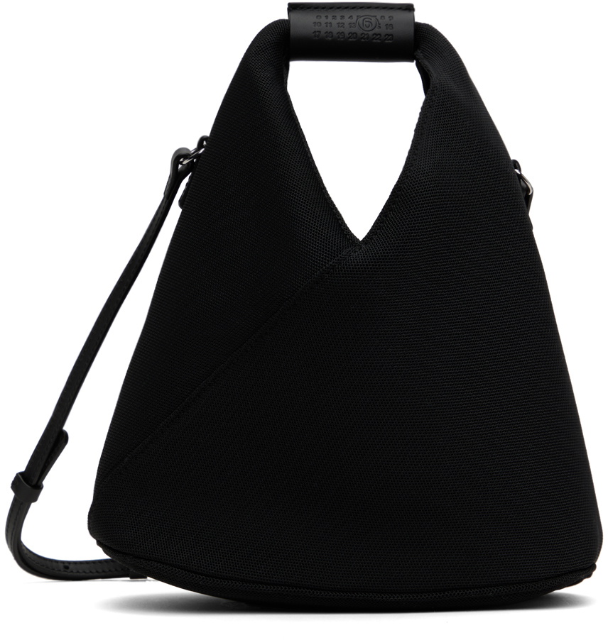 MM6 Maison Margiela Black Mesh Crossbody Bag MM6 Maison Margiela