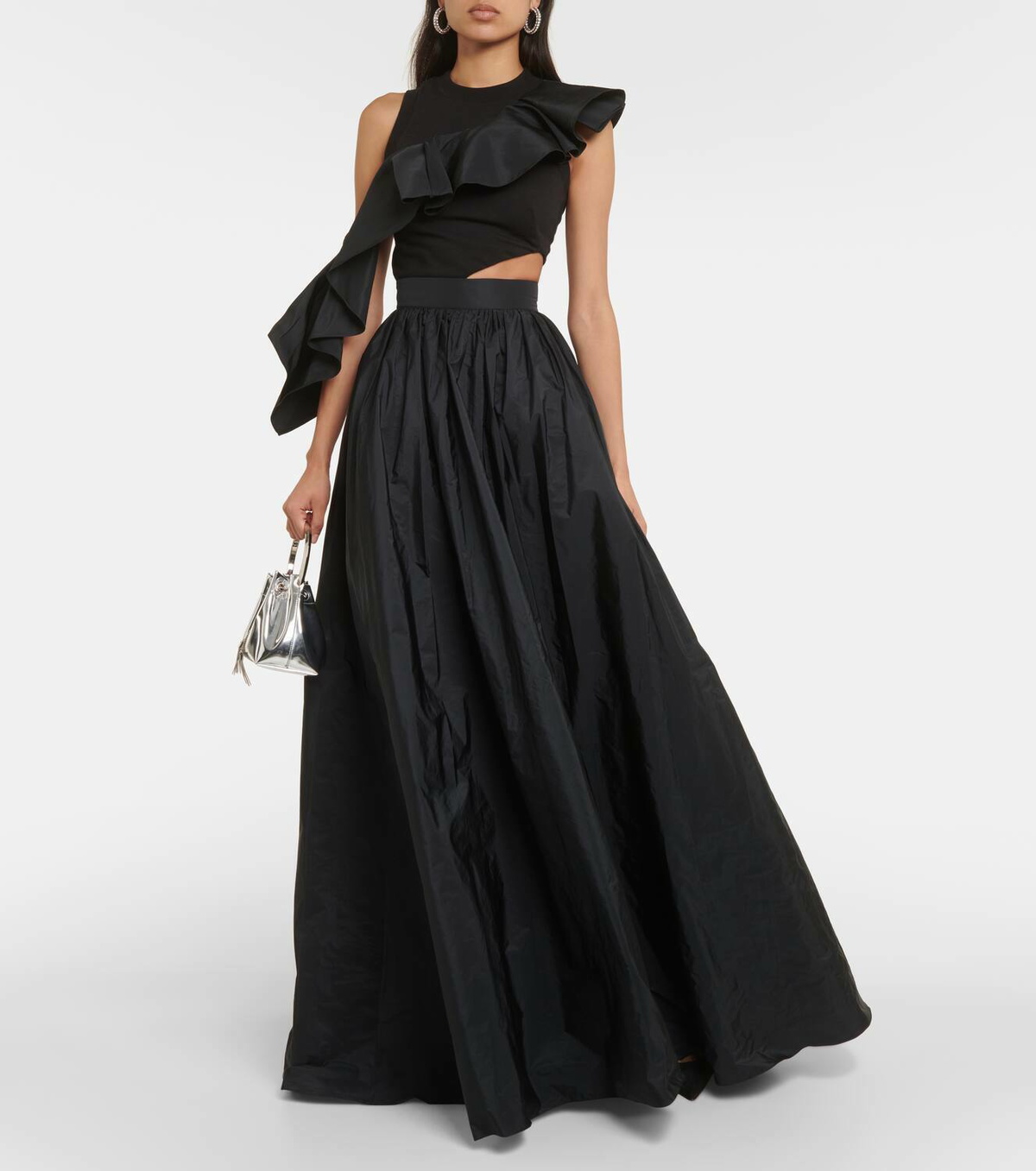 スカート Elie Saab Flared skirt Elie Saab A-line Maxi Skirt | Black | FARFETCH