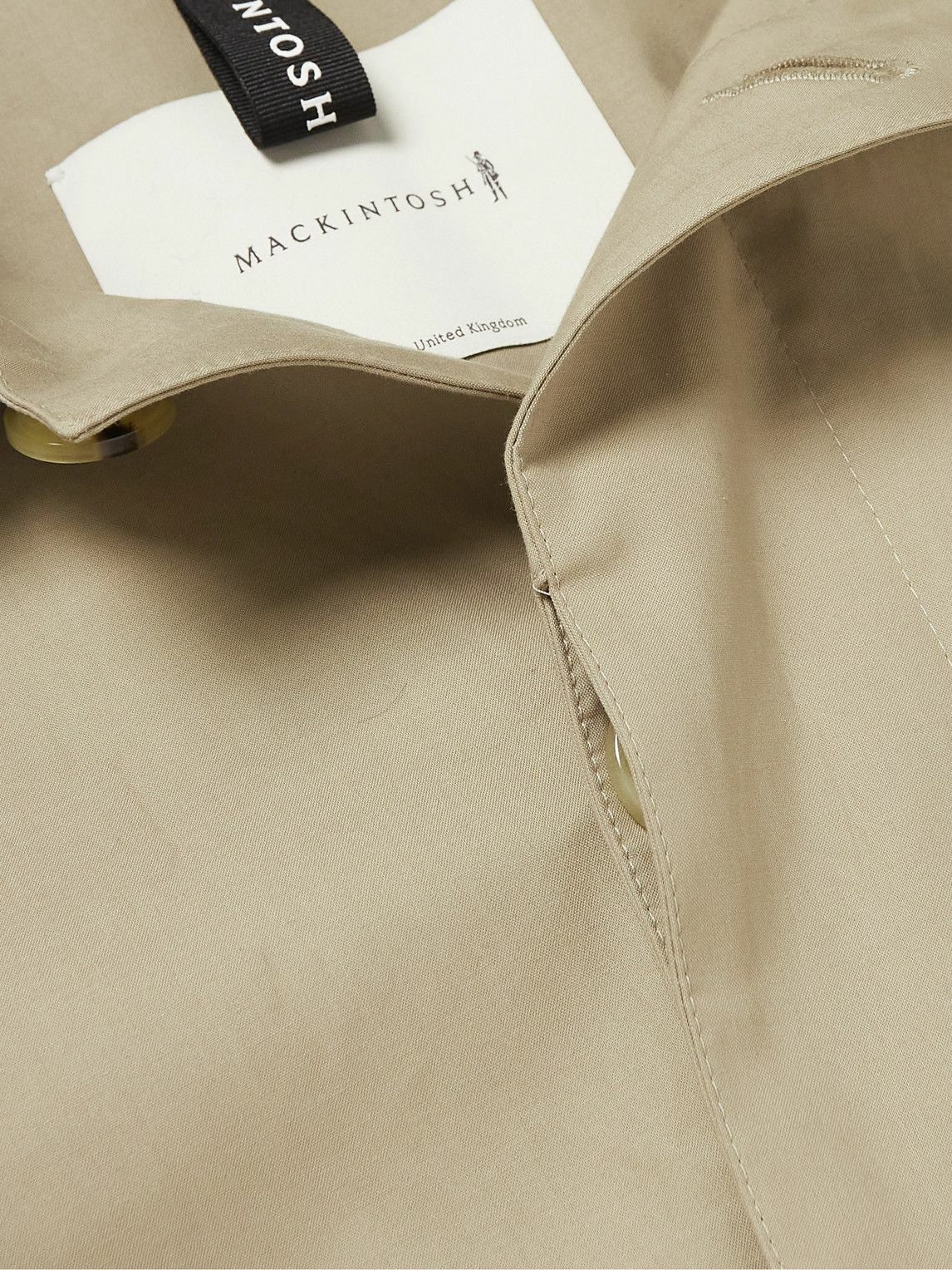 Mackintosh - Cambridge Bonded Cotton Trench Coat - Neutrals
