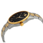 Movado Stratus Quartz Black Dial Two-tone Mens Watch 0607245