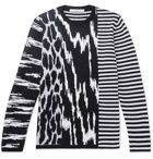 Givenchy - Wool-Blend Jacquard Sweater - Men - Black