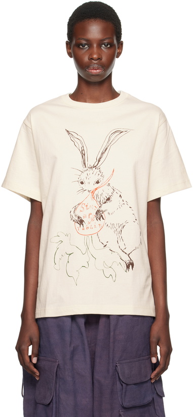 Photo: Story mfg. Beige Rabbit Edition Grateful T-Shirt