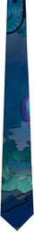 Paul Smith Blue Narcissus Silk Tie