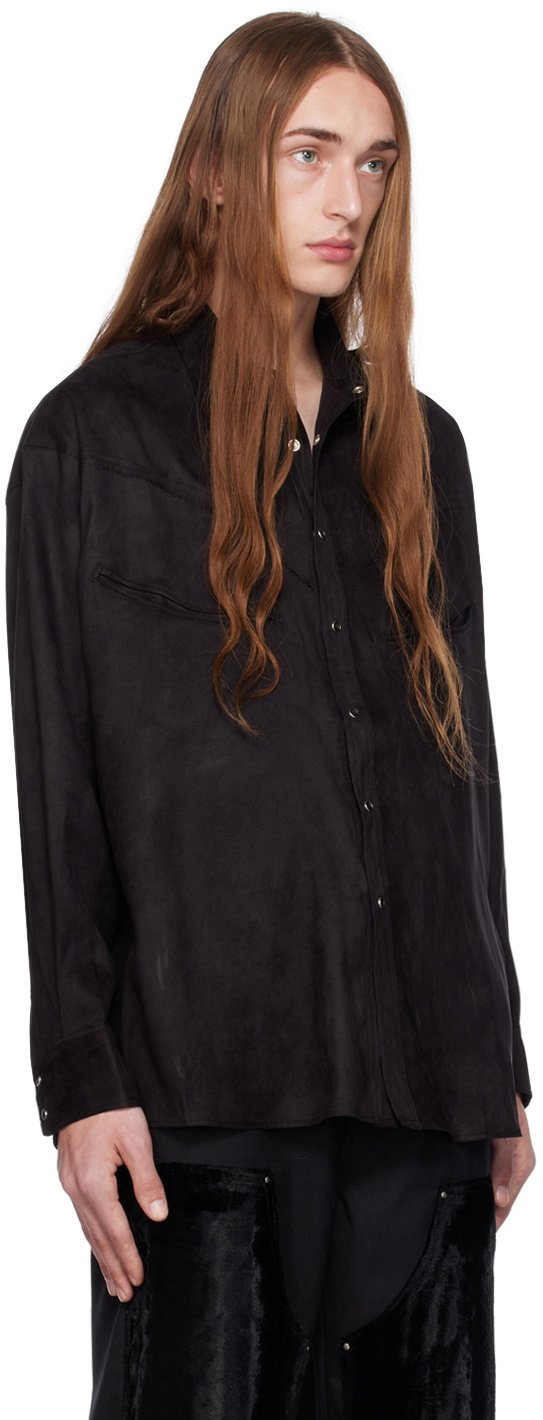 Youth Black Cut-Off Shirt