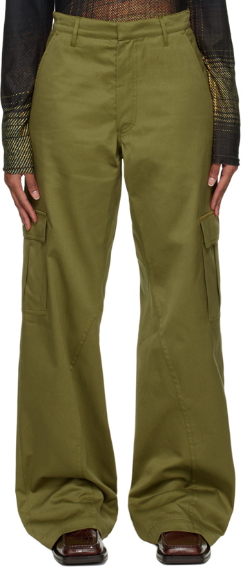 Photo: Bianca Saunders SSENSE Exclusive Green Trousers