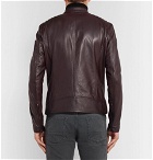 Belstaff - V Racer Slim-Fit Leather Jacket - Men - Dark brown