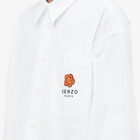 Kenzo Men's Logo Pocket Overshirt in White