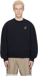 Maison Kitsuné Black 'Café Kitsuné' Relax Sweatshirt