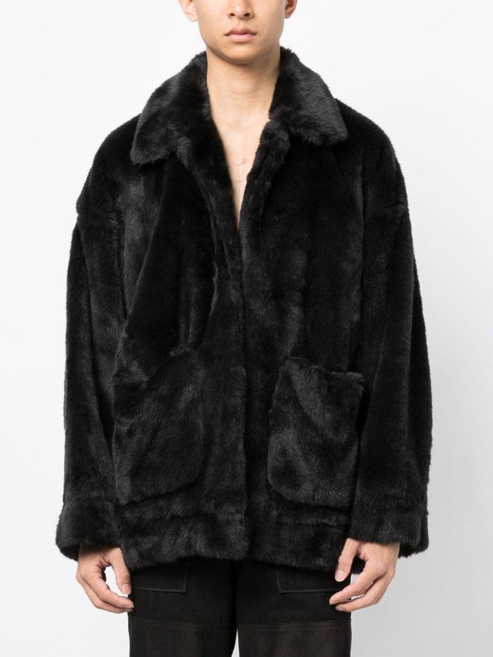 DOUBLET - Faux Fur Jacket Doublet