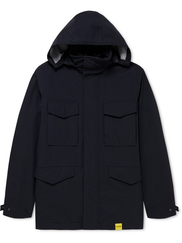 Photo: Aspesi - Convertible Nylon-Blend Hooded Jacket with Detachable Liner - Blue