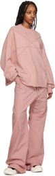 Rick Owens DRKSHDW Pink Geth Belas Trousers