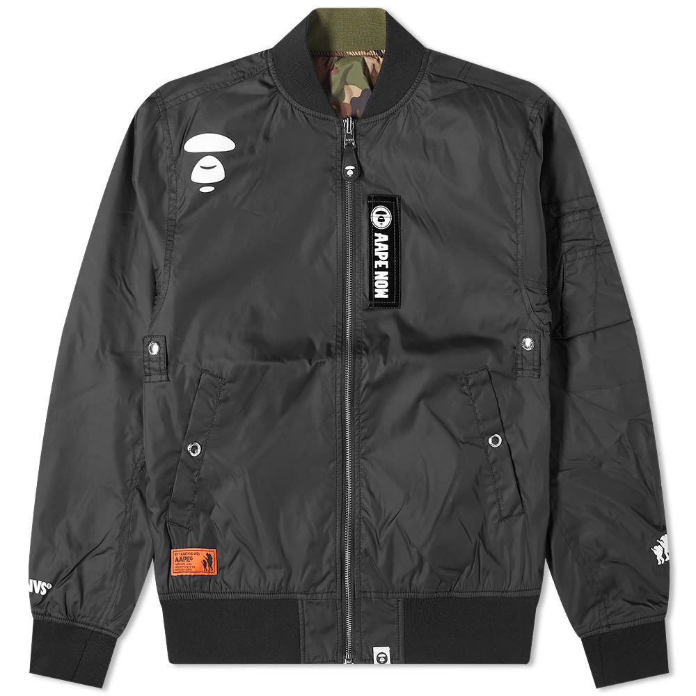 AAPE Reversible MA1 Jacket AAPE by A Bathing Ape