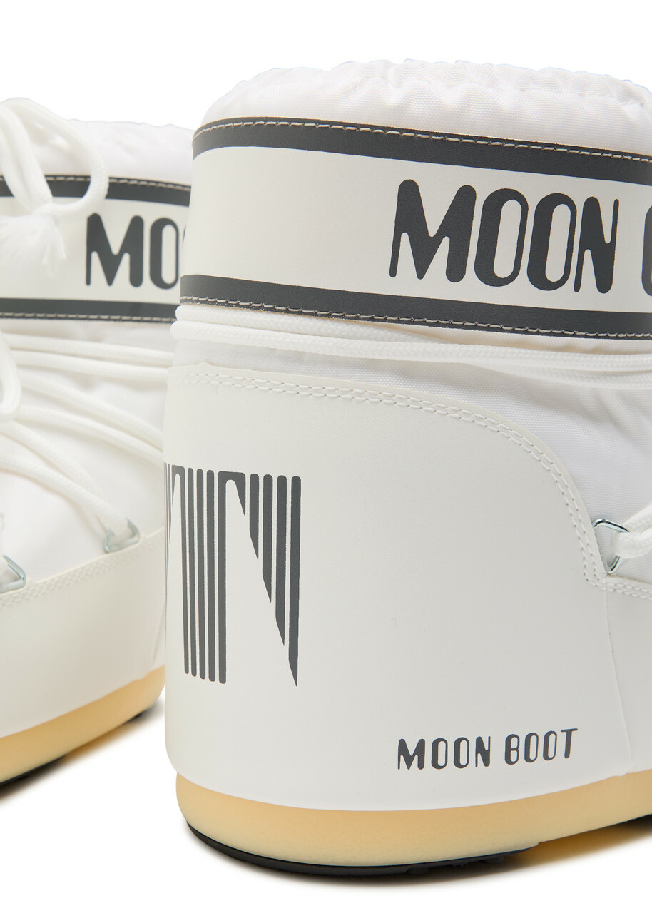 Moon Boot Icon Padded Nylon Snow Boots White 4244 (IT42 44 / UK9