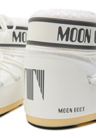 Moon Boot Icon Padded Nylon Snow Boots White 4244 (IT42 44 / UK9