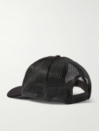 KAPITAL - Pearl Clutcher Printed Canvas and Mesh Trucker Cap