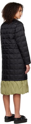 TAION Black Crewneck Down Jacket