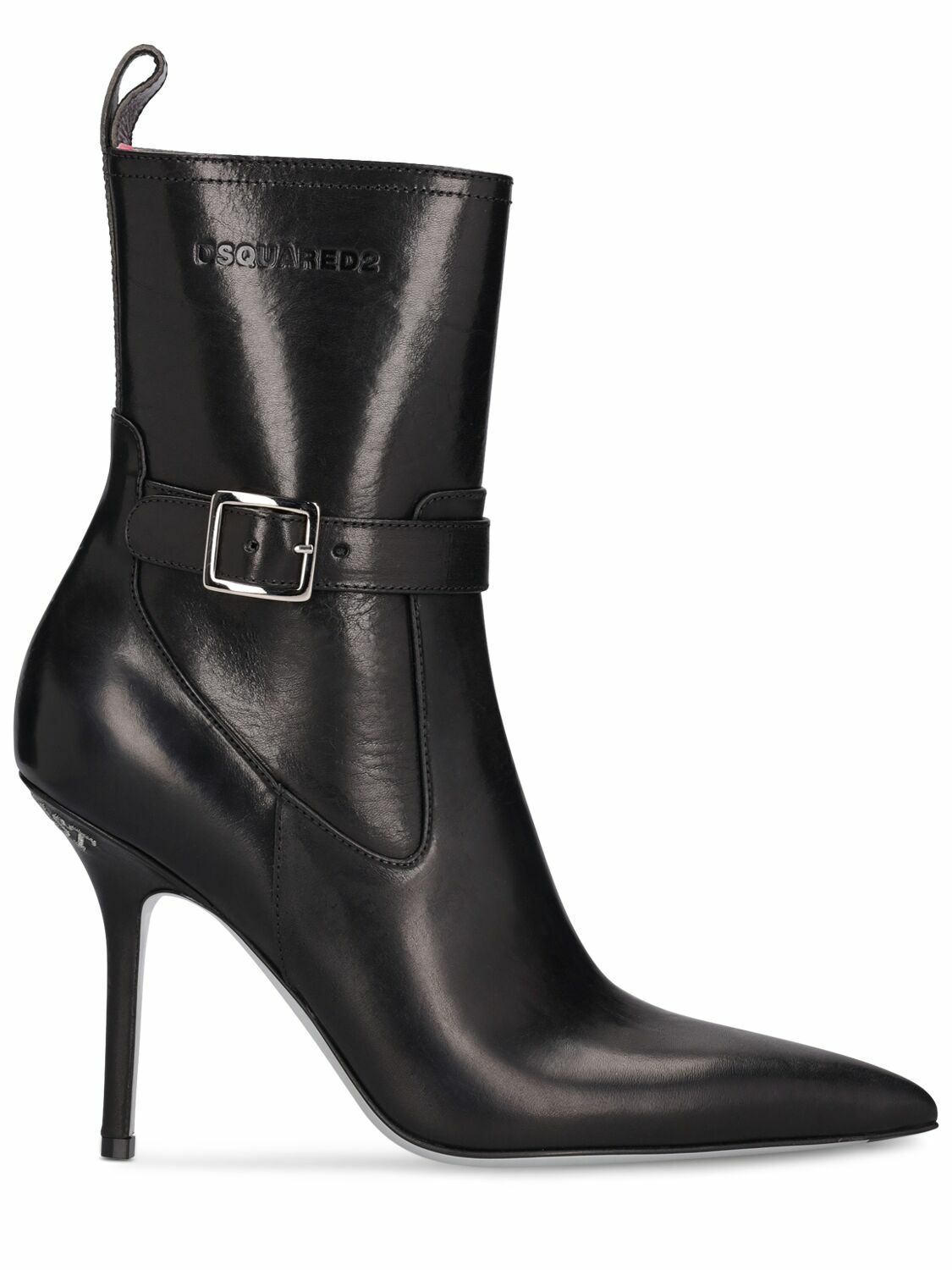 【DSQUARED2】BIG Sale★RODEO GIRL ANKLE ブーツ 100mm DSQUARED2 - 100mm Rodeo Girl Leather Ankle Boots Dsquared2
