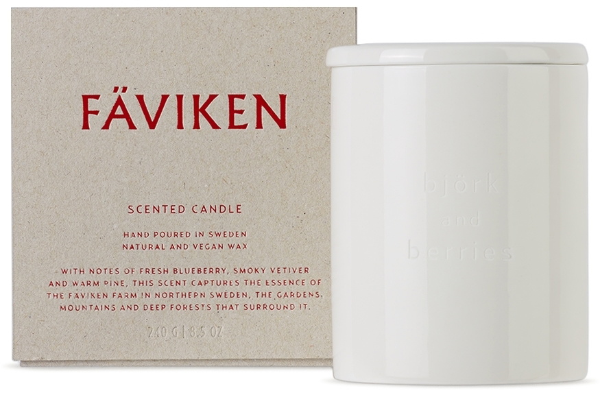 bjork and berries Fäviken Candle, 240 g