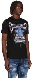 Dsquared2 Black D2 Space Cool T-Shirt