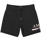 AMIRI Men's Watercolour Bar Sweat Shorts in Black