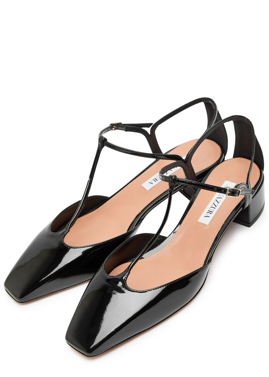 Aquazzura Sorbonne 35 Patent Leather Pumps